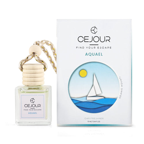 AQUAEL Oceanic Car Perfume Diffuser – 10 ml | Up to 60 Days Freshness - Cejour