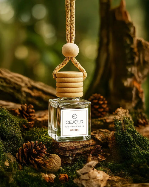 BOISÉE Woody Car Perfume Diffuser long lasting car perfume, vehicles air freshners, indian car perfumes, made in india car perfumes, cejour car perfumes, cejour.in , hanging car perfumes, hanging air freshners, 