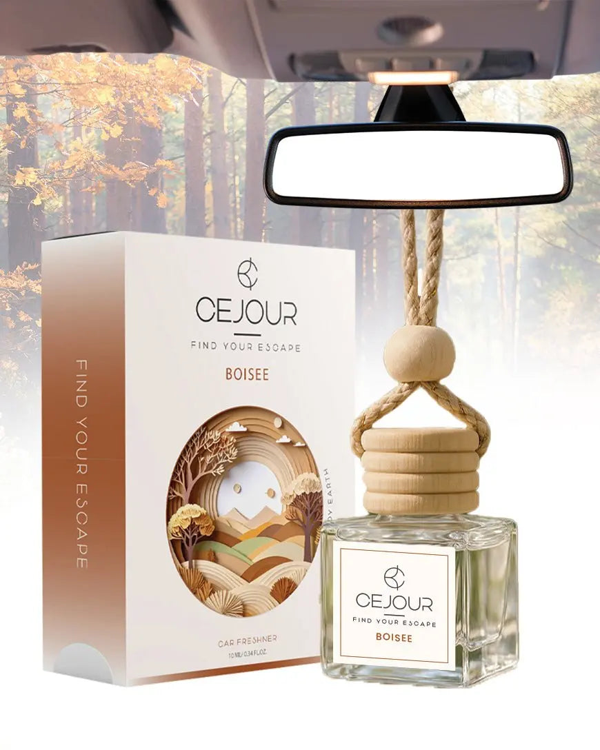 BOISÉE Woody Car Perfume, long lasting car perfume, vehicles air freshners, indian car perfumes, made in india car perfumes, cejour car perfumes, cejour.in , hanging car perfumes, hanging air freshners, 