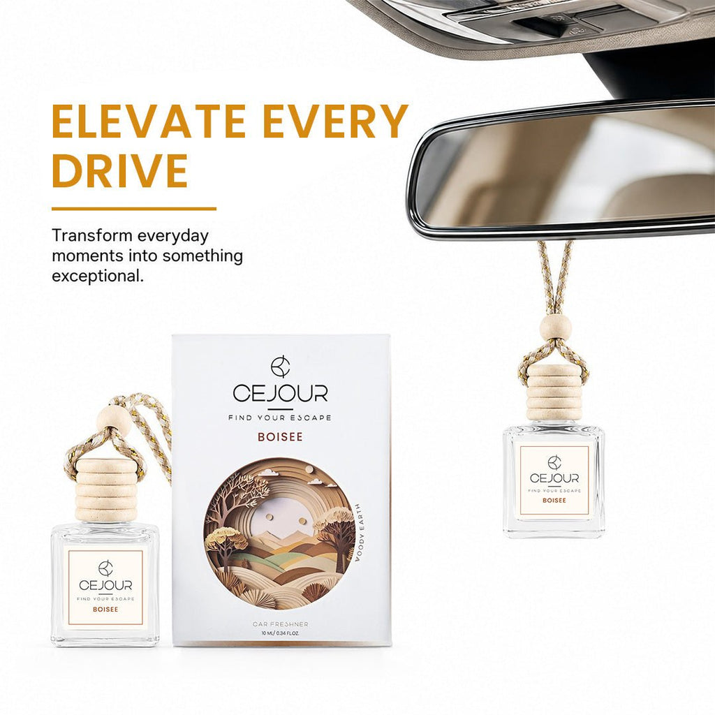 BOISÉE Woody Car Perfume Diffuser – 10 ml | Up to 40 days Freshness - Cejour