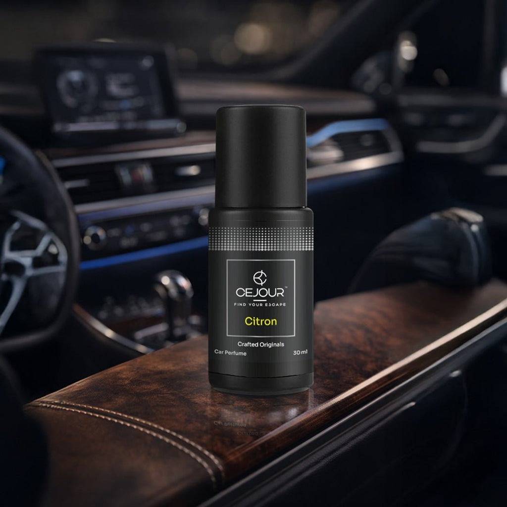 Cejour Citron Car Perfume Spray with Hanging Card – 30 ml | 60+ Days, 300+ Sprays - Cejour