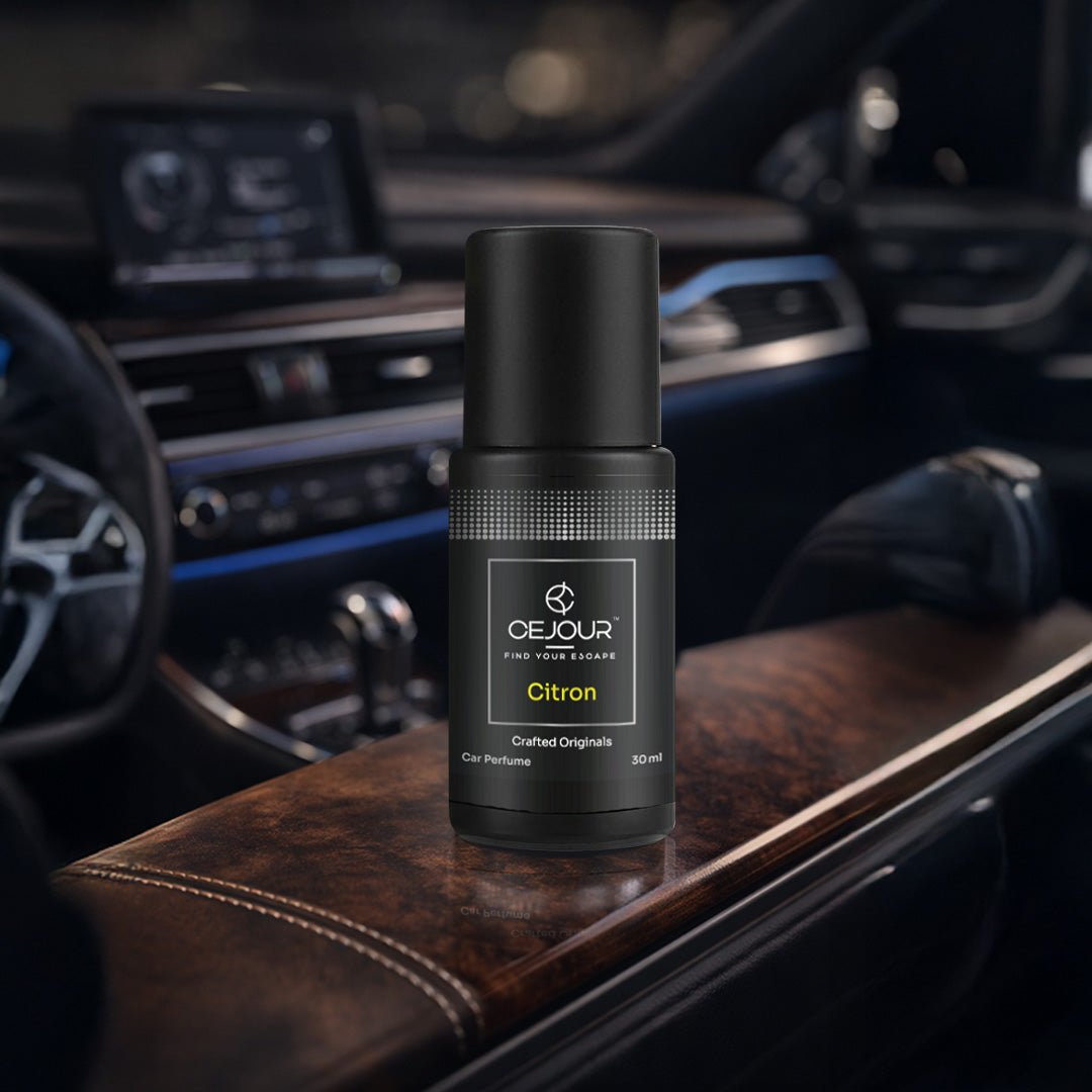 Cejour Citron Car Perfume Spray with Hanging Card – 30 ml | 60+ Days, 300+ Sprays - Cejour