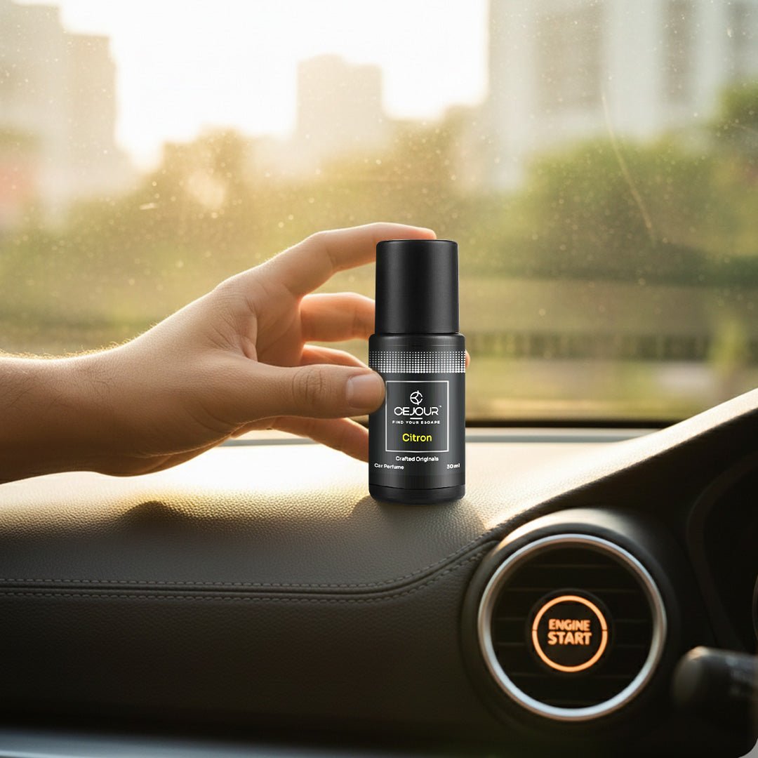Cejour Citron Car Perfume Spray with Hanging Card – 30 ml | 60+ Days, 300+ Sprays - Cejour