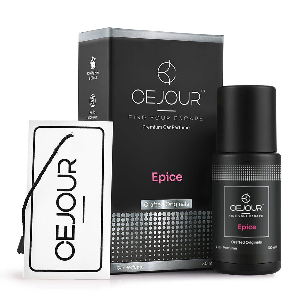 Cejour ÉPICE Istanbul Spice Car Perfume Spray with Hanging Card – 30 ml | 60+ Days, 300+ Sprays - Cejour