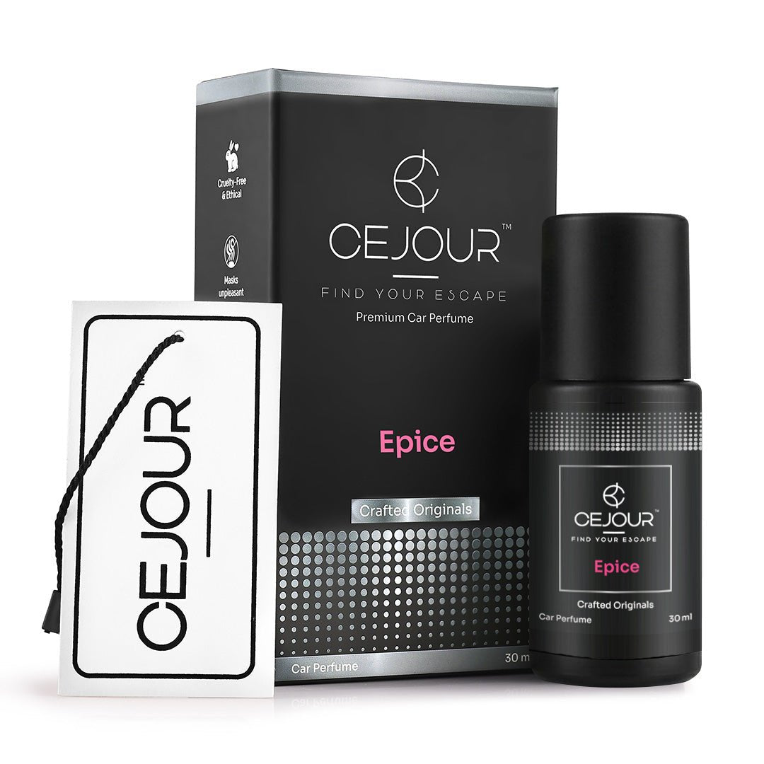 Cejour ÉPICE Istanbul Spice Car Perfume Spray with Hanging Card – 30 ml | 60+ Days, 300+ Sprays - Cejour