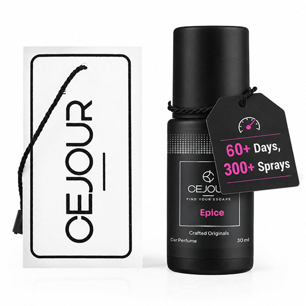 Cejour Épice Istanbul Spice Car Perfume Spray with Hanging Card – 30 ml | 60+ Days, 300+ Sprays - Cejour