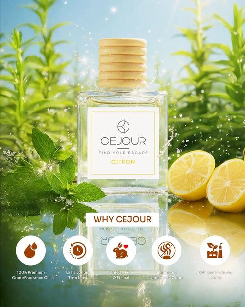 CITRON Lemon Car Perfume Diffuser – 10 ml - Cejour