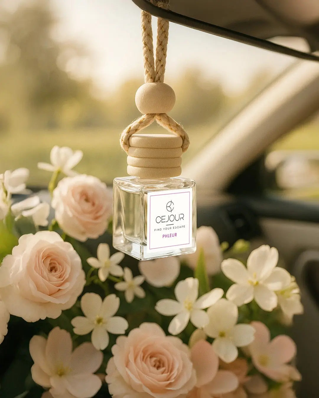 PHLEUR Floral Car Perfume Diffuser – 10 ml - Cejour