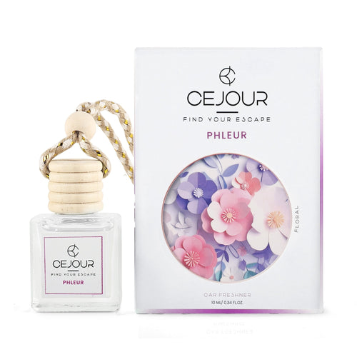 PHLEUR Floral Car Perfume Diffuser – 10 ml | Up to 60 days Freshness - Cejour